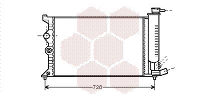 VAN WEZEL Radiators, Motora dzesēšanas sistēma 09002068